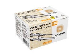 Cateter Periférico Intravenoso 14G - 100 Unid - Descarpack